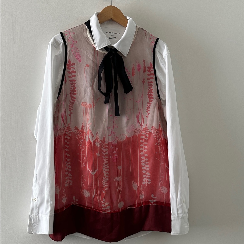 ⭐️LIVIANA CONTI  sleeveless sheer blouse size 42 - Picture 2 of 4
